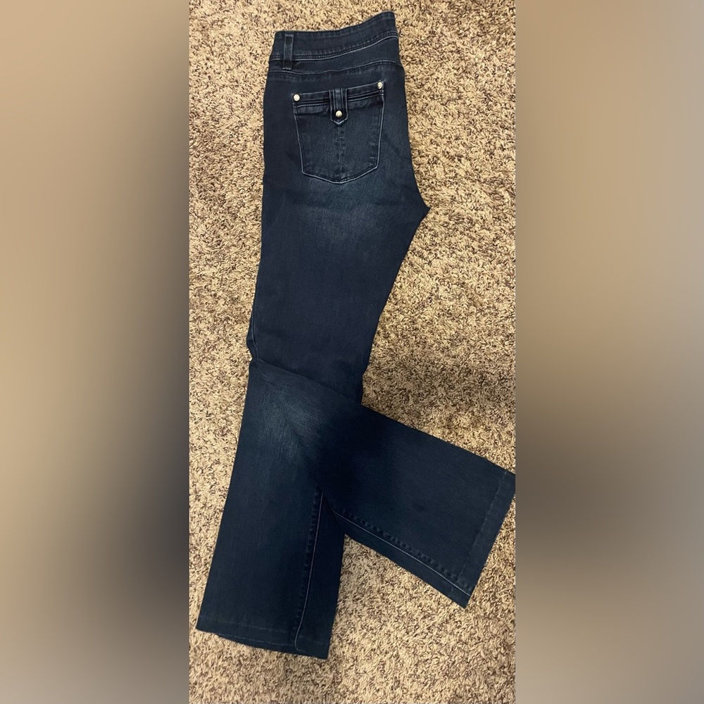White House Black Market Sz 4R Skinny Flaire Jeans